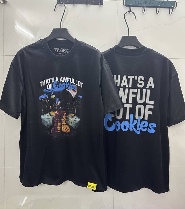 2231#白沫直喷 黑色 ｜ That's A Awful Lot Of Cough Syrup 现货实拍 美式简约 潮牌宽松休闲T恤 面料 Fabric :3