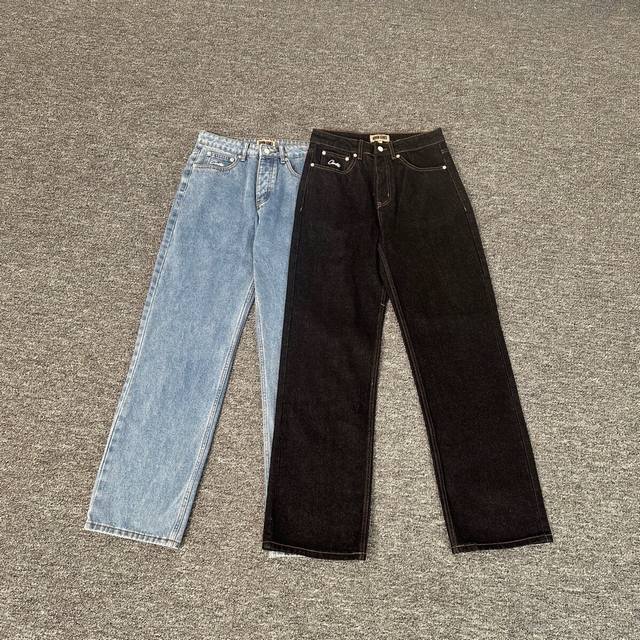 8019 ＃长裤 黑色 蓝色 尺码：28 30 32 34