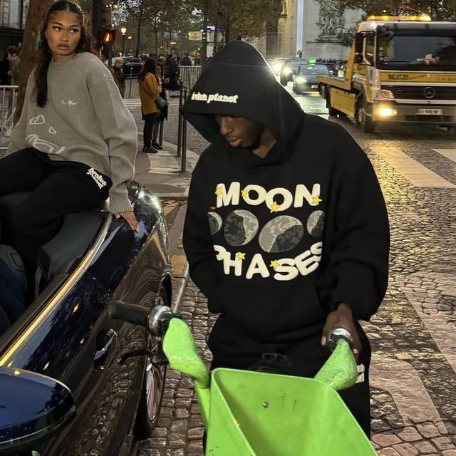 Broken planet Bp-H258发泡连帽卫衣 黑色 S-Xl