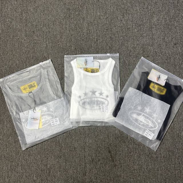 735# 五星背心 女款 黑 白 灰 S-Xl