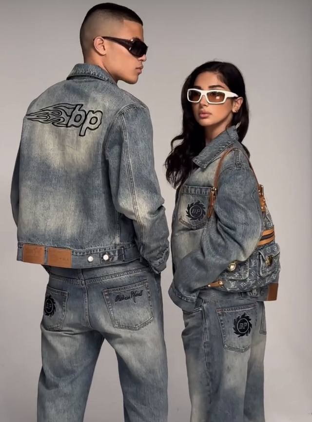 Broken planet 洗水牛仔长裤 Bp-J005# 牛仔蓝 S M L Xl