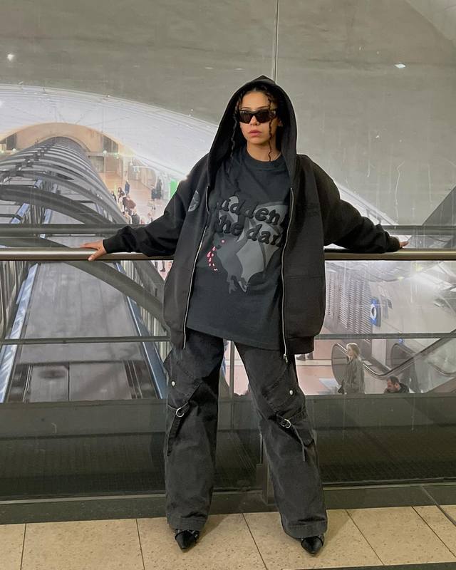 Bp-T109 # Broken planet Hidden In The Dark T-Shirt 隐藏在黑夜蝙蝠发泡短袖 S-Xl