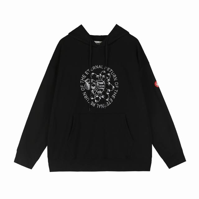 款号Q445 2025 Cavempt新款刺绣戴帽简约卫衣