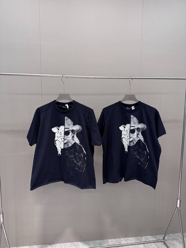 现货 代发+5 p可谈 ， Enfants Riches DépriméS Erd忧郁的富二代 24Ss 猪脸牛仔插短袖肩 面料：260克100%纯棉索罗纳凉感