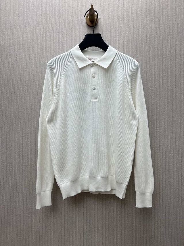 Bc 25Ss新款针织polo领长袖polo衫 男款 高版本 码数：S.M.L.Xl.