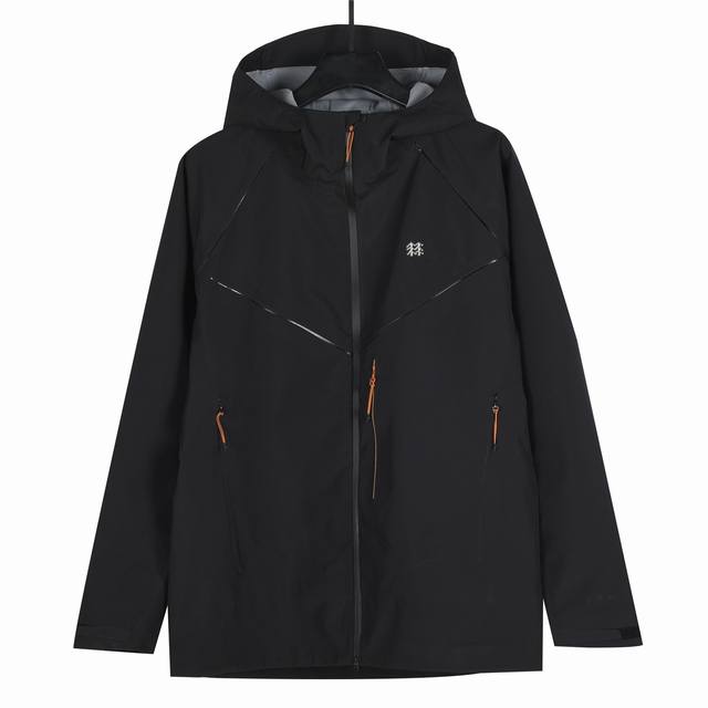 可隆Kolon Sport Skylite轻量防水Gtx 3L防风透湿 冲锋衣 男款黑色