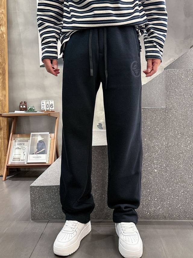 20643# New2025秋冬新款 休閒褲 獨家定制面料 顏色:黑蓝 Size:M-4Xl