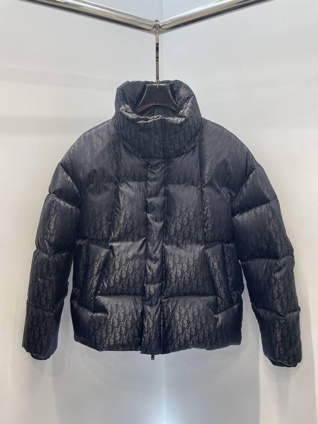 上_Dioe迪奥25秋冬新款印花立领羽绒服 码数44.46.48.50.52