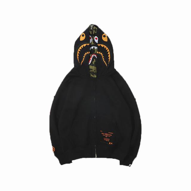 上新 高版本 Bape X Undefeated联名双帽卫衣 形象让你成为最靓仔 官网发售款｜超级推荐｜超人气单品 亮点满满 秋冬宽松连帽卫衣 不起球不变形 原