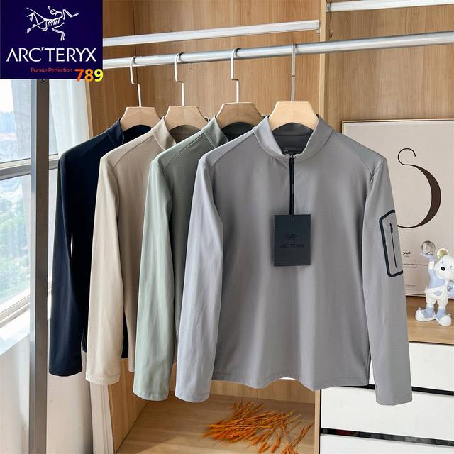 Arc‘Teryx 休闲系列男款半拉链运动卫衣