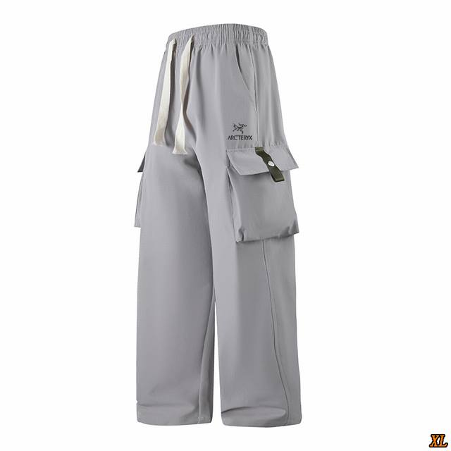 Arc’Teryx始祖鸟 独家实拍上新秋季高品质梭织冰丝宽松直筒冲锋裤裤子运动机能工装裤，本季主打，货源充足，放心主推，高端品质，经典设计，做工出色，经典百搭，