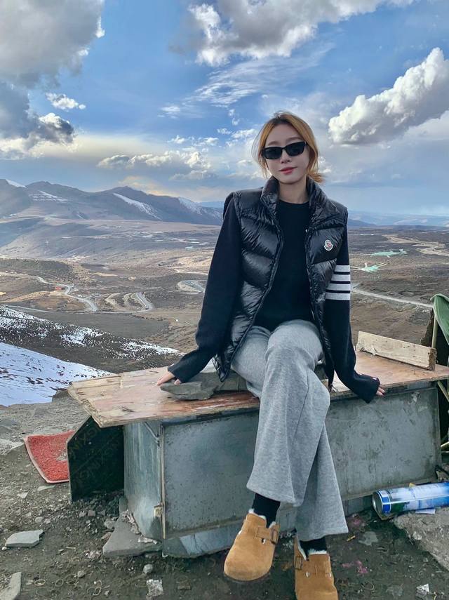 Moncler Maya 蒙口玛雅羽绒马甲 上身效果#