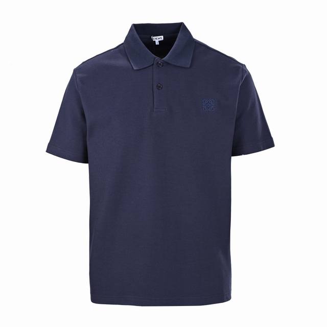 Loewe罗意威 粗针绣花门禁绣短袖polo衫 原版定制 G珠地布料，采用意大利或葡萄牙生产的棉质珠地网眼布，部分款式含有机棉材质，兼具透气性与舒适度。下摆不脚