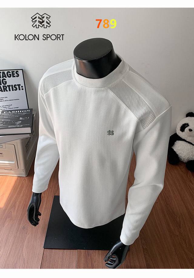 Kolonsport 可隆 秋季男款立体压胶户外运动休闲半拉链打底衫长袖 这真的是我一眼就看上的款，然后使出浑身解数求的工厂p留的一批货很简约大牌很活力满满的成
