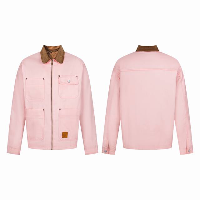 高版本 棉服 这款独家牛仔棉服外套出自pharrell和Nigo在2025秋冬系列的合作之作，展现了Louis Vuitton的精湛技艺。短裤饰有Dandy M