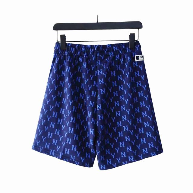 实拍细节图+尺码表 Mlb 绣制小标满印字母短裤 360克纯棉面料真的绝了！软Fufu亲肤到像被云朵包裹，暴汗星人狂喜！透气孔像会呼吸一样，37℃高温穿也不闷汗