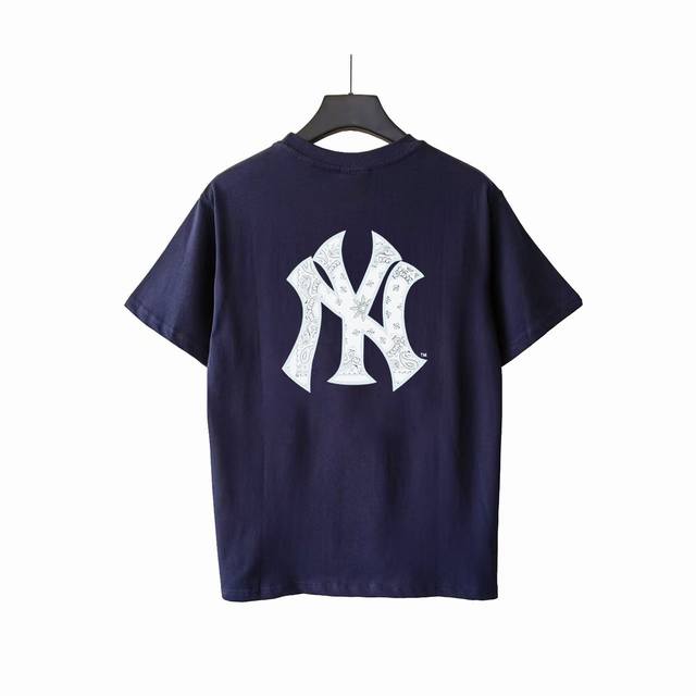 实拍细节图+尺码表 New Era × Mlb联名 三色印花短袖T恤 三色秒杀 专柜正品 1 ** 顶流联名 自带身份牌 ** New Era潮流标+Mlb官方