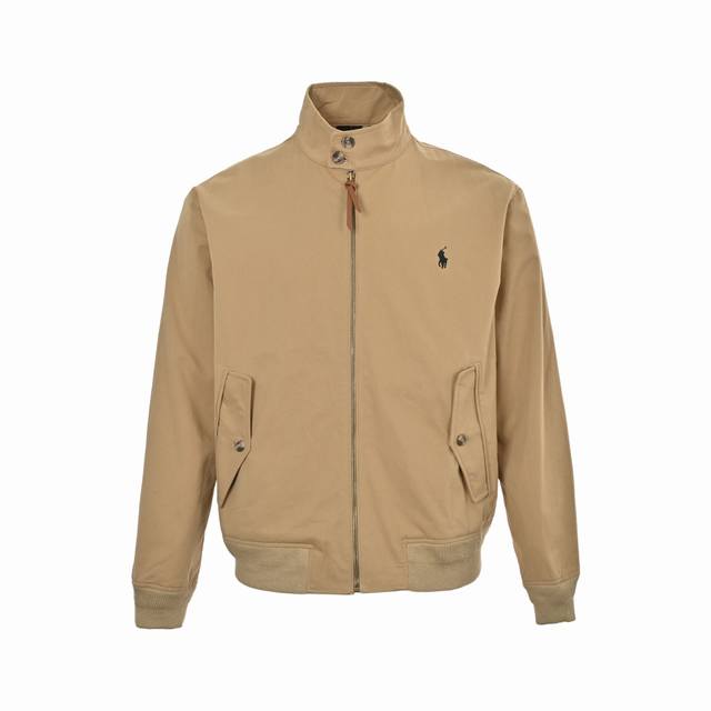 Ralph Lauren 拉夫劳伦 25Fw 经典小马标刺绣夹克外套 货号Rl1 面料是双层胫骨感，分量感十足！不会像常规夹克一样厚重，纯棉材质很普通的面料摸起