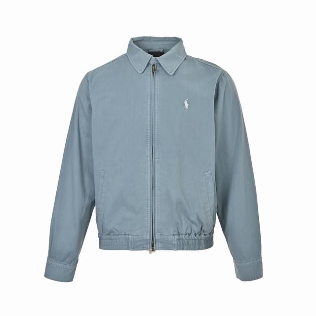 Ralph Lauren 拉夫劳伦 25Fw 刺绣徽标斜纹夹克外套 永不过时的老钱老干部风，旅行 户外 商务 完美驾驭各种场景，纯棉材质和普通的面料摸起来真的不