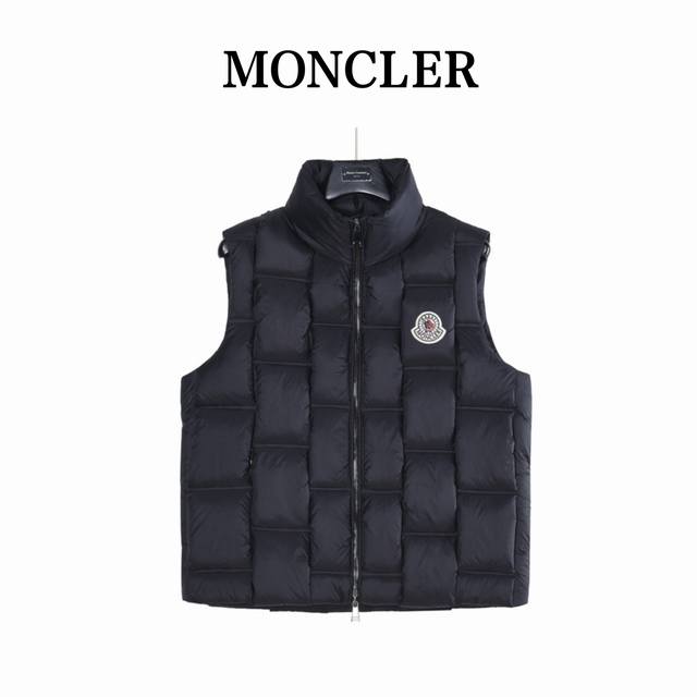 Moncler 蒙口 25Fw编织马甲 Moncler X Christopher Raxxy 明星同款 男女款3D绗缝拉链羽服 采用新国标90白鸭绒填充，顶级