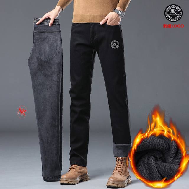 pf 加绒+10 秋冬新品 巴宝莉Burberry新款潮流牛仔裤。男士百搭款。众多明星上身。免税超低折扣，高品质潮牌代购！海外同步上新哦！！退换无忧哦大货充足！