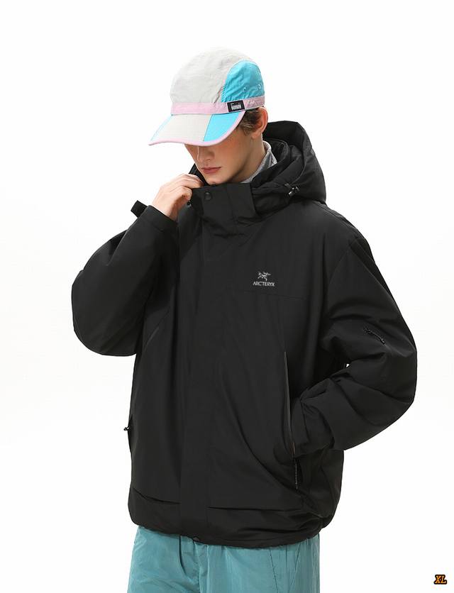 Arc’Teryx始祖鸟 独家实拍上新冬季高品质三防冲锋连帽棉服加厚防寒服棉衣夹克冲锋衣外套，本季主打，货源充足，放心主推，高端品质，经典设计，做工出色，经典百