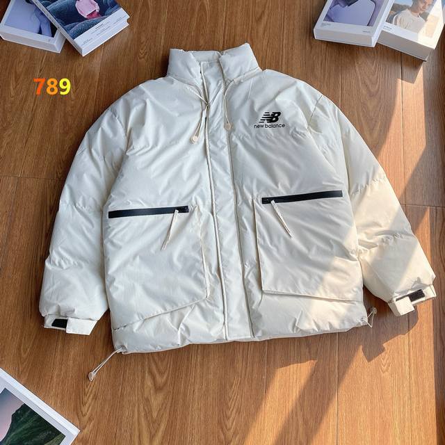 New Balance新百伦专柜款日系工装大口袋镂空字母Logo羽绒面包棉服超高品质爆款上新 原版1:1打版 渠道定制面料经典设计 三色齐发 拒绝普通的出街吸睛