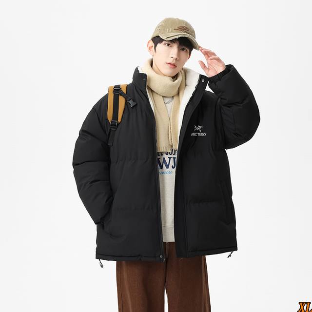 Arc’Teryx始祖鸟 独家实拍上新冬季高品质加绒加厚棉衣外套宽松情侣立领棉服保暖面包服棉袄，本季主打，货源充足，放心主推，高端品质，经典设计，做工出色，经典