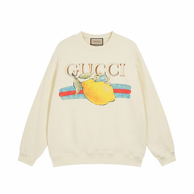 款号：702， Gucci新品！2025秋冬系列高克重卫衣 选用客供定制针织100%纯棉面打造,面料手感细腻，厚实有质感的纯棉布 高密度的机织工艺，如棉絮般柔紧