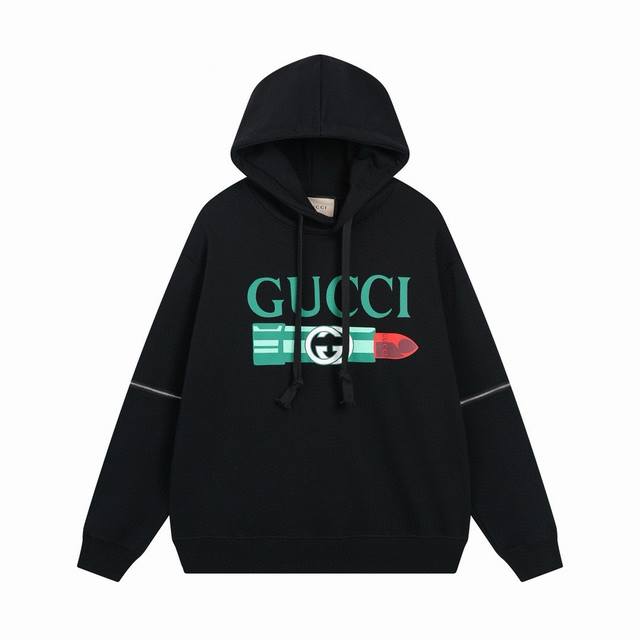 款号：621， Gucci新品！ 秋冬系列高克重卫衣 选用客供定制针织100%纯棉面打造,面料手感细腻，厚实有质感的纯棉布 高密度的机织工艺，如棉絮般柔紧致舒适