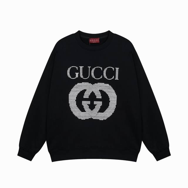 款号：716， Gucci新品！ 秋冬系列高克重卫衣 选用客供定制针织100%纯棉面打造,面料手感细腻，厚实有质感的纯棉布 高密度的机织工艺，如棉絮般柔紧致舒适