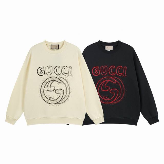 款号：729， Gucci新品！ 秋冬系列高克重卫衣 选用客供定制针织100%纯棉面打造,面料手感细腻，厚实有质感的纯棉布 高密度的机织工艺，如棉絮般柔紧致舒适