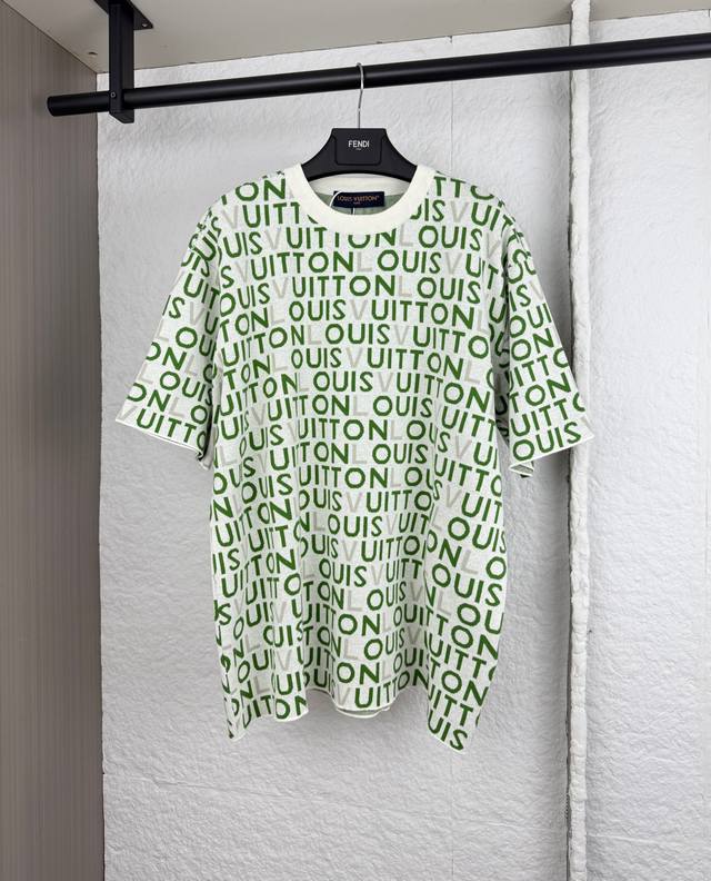 LV路易字母提花针织短袖 S M L Xl