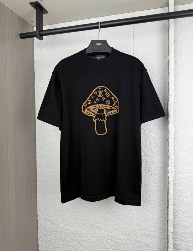 LV路易蘑菇针织T恤短袖 Xs S M L