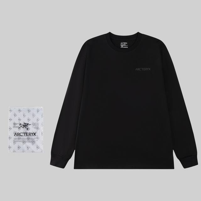 高版本300G面料 Arcteryx 始祖25Ss背影杀春秋无敌单品两色经典后背大Logo新品圆领舒适纯棉舒适百搭 实用百搭打底款式 春季推荐 回归最简约的设计