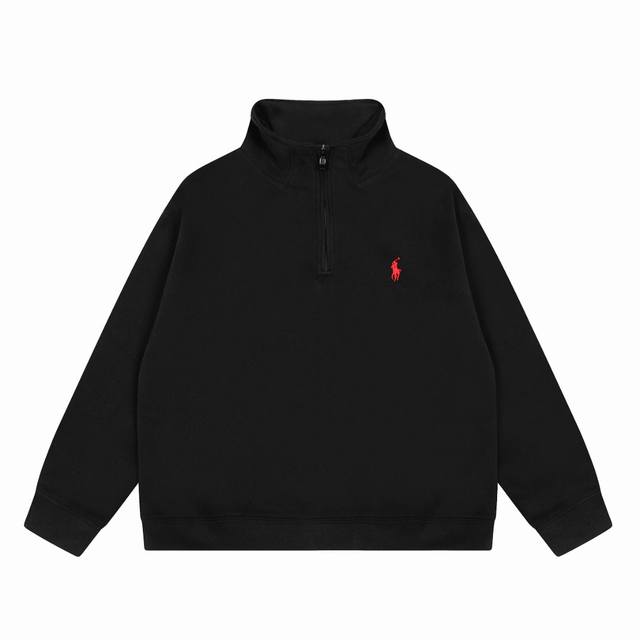 顶级品质 款号：T5100# 拉夫劳伦Ralph Lauren经典小马刺绣半拉链翻领polo卫衣 拉夫劳伦Ralph Lauren秋冬男女情侣基础百搭款polo