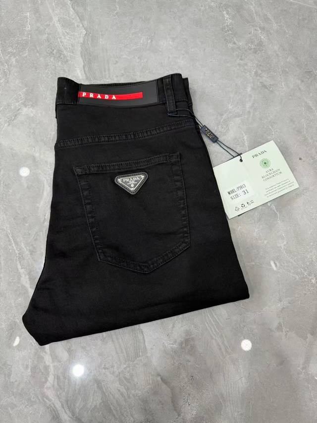 顶级版本 ［D］ 。2026春夏欧洲专柜新款 超A代购级别海外贸易公司订单货源，顶级原单高端男士定制时尚修身小直筒牛仔裤3913 颜色：重工艺炒沙洗水，图片色