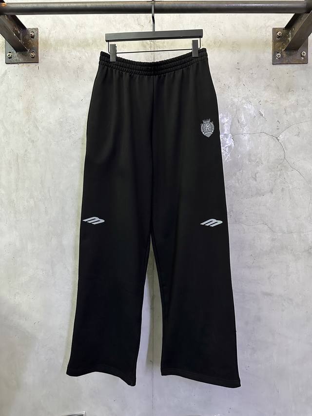 Balenciaga 巴黎世家 25Ss Football系列3M刺绣休闲裤 刺绣采用田岛电脑绣花机刺绣 砖柜同步 第一时间正品研制 面料采用巴黎Zp定织定染全