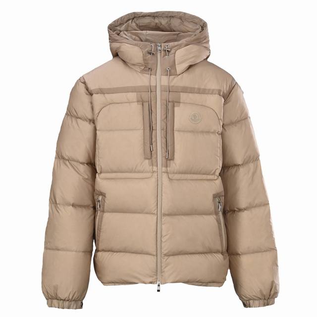 Moncler蒙口Mc 25Fw 双拉链口袋连帽羽绒服 新双拉链口袋羽绒服 Moncler蒙口25S新款双拉链侧口袋羽绒服外套 秋冬新款羽绒服 羽绒填充实穿性同