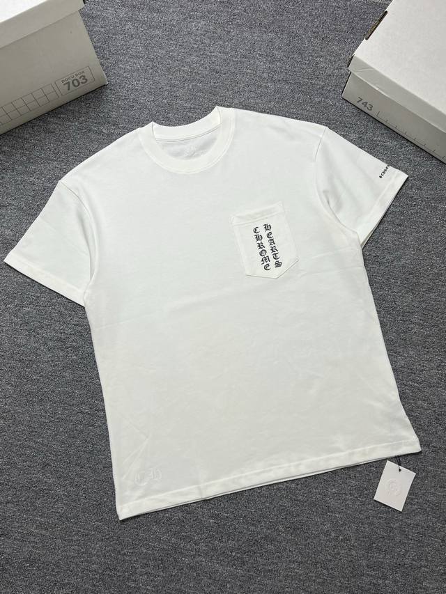 克罗心 短袖T恤 颜色：黑色白色 工艺：梵文字母印花 尺码Xs-L A面料：280G