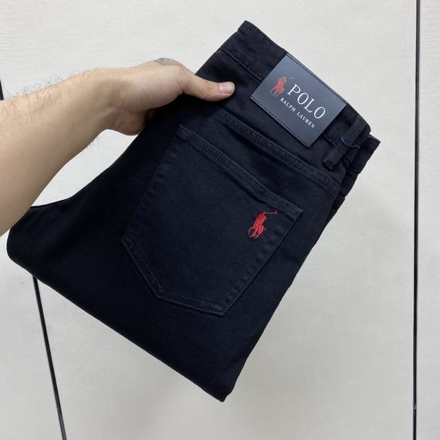 顶级版本 。2025秋冬欧洲专柜新款 超A代购级别海外贸易公司订单货源，顶级原单高端男士定制时尚修身小直筒牛仔裤2859 颜色：重工艺炒沙洗水，图片色 尺码：2