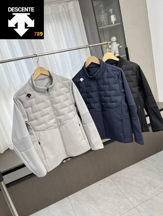 官网同款迪桑特轻量拼接羽绒服 Ds 迪桑特25秋冬新款！安欣同款！90%新国标白鸭绒！男士时尚休闲百搭拼接立领羽绒服！掌柜力荐！独家发售！太赞啦！全新升A996