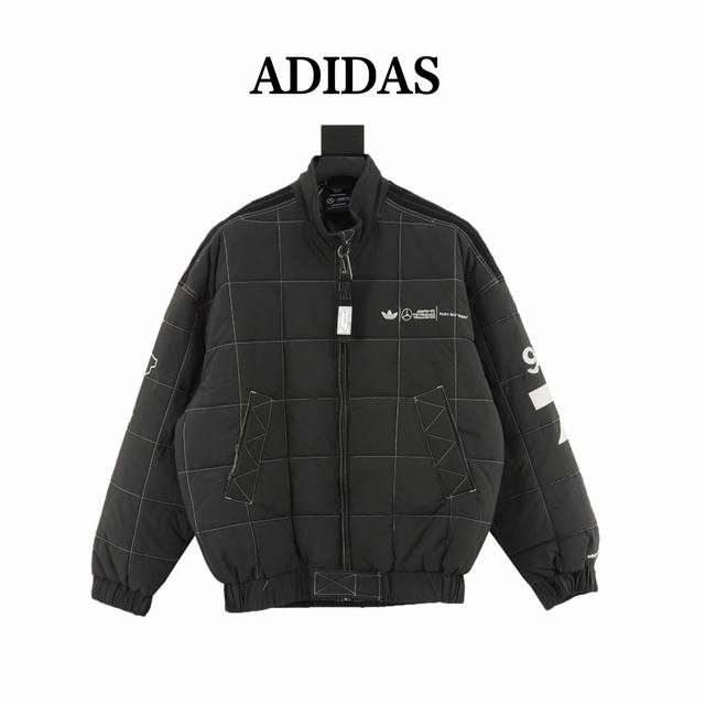Adidas Originals X Bad Bunny X Mercedes-Amg petronas F1 联名款 Fw25 舒适立领拉链长袖夹克 男女同款