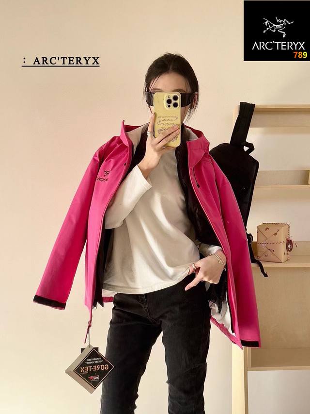 始祖鸟羽绒三合一 鹅绒内胆90绒 Arcteryx始祖鸟Alpha Bt户外三合一冲锋衣 羽绒内胆 双向拉链 鸟家王炸款三合一冲锋衣羽绒服了来了一件衣服可穿四季