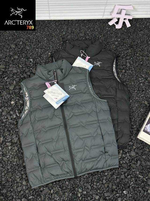 Arc'teryx 始祖鸟 秋冬黑科技保暖立领轻便羽绒服马甲外套男女款 大厂出品！非常的轻便保暖！各种细节全部做到极致！羽绒服界的劳斯莱斯！懂得来！经典款！经典