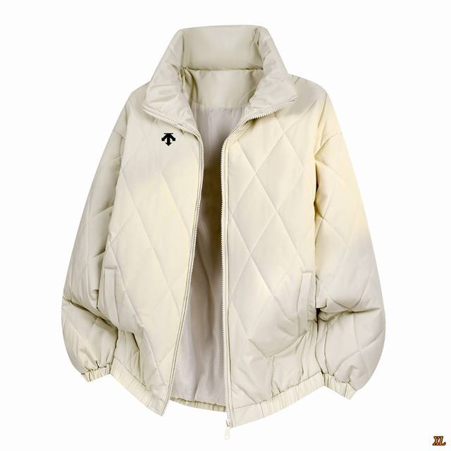 Descente迪桑特 独家实拍上新冬季高品质菱格立领棉衣潮流百搭加厚棉服棉外套情侣港风休闲宽松棉袄，本季主打，货源充足，放心主推，高端品质，经典设计，做工出色