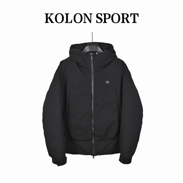 可隆 刘诗诗胡歌同款 连帽羽绒服 产品配色：黑色 橙色 尺码：