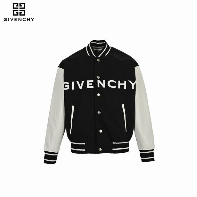 Givenchy纪梵希 贴皮字母绣花棒球服外套 高品质 Giv 官网同步 耐看又好穿 经典简约Logo设计 原厂工艺一丝不苟定制 同缸染面料 手感非常舒服 最新