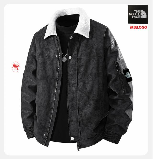 刺绣Logo 北面The North Face系列，男冬装外套冬季摇粒绒皮质夹克男装潮牌情侣装 满满的驾驭感也不必多说了。限定也是必须安利介绍！！！ 为了能做到