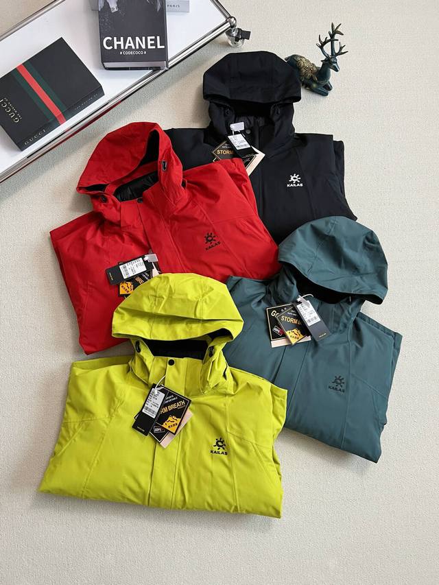 新款上新 细节图 Kailas 凯乐石男款三合一羽绒冲锋衣可拆卸羽绒内胆 转图必卖的大爆款款三合一品质好到爆！这款不挑年龄段，上身太好看！满满的细节图干 高品质